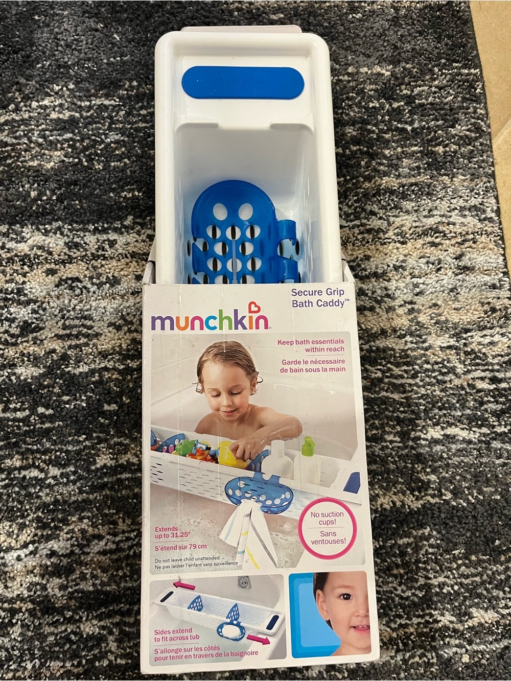 Munchkin Bath Caddy in White and Blue